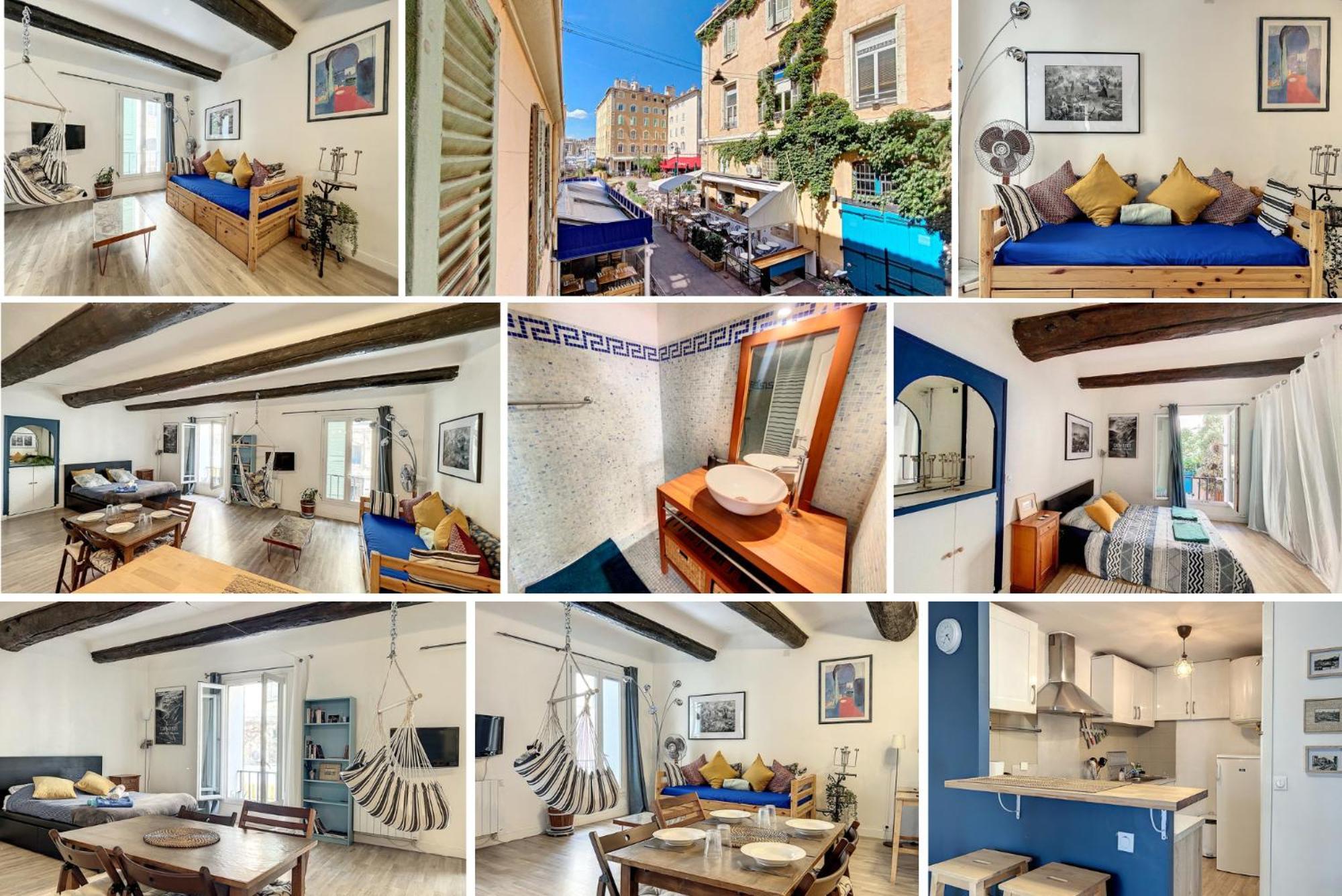 Hyper Centre Vieux Port - Loft - Les Freres De La Loc' Lejlighed Marseille Eksteriør billede